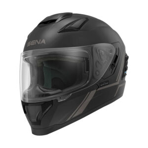 Moto prilba SENA Stryker s integrovaným Mesh headsetom Matt Black matne čierna - XXL (63-64)