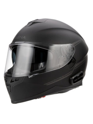 Moto prilba SENA Outride s integrovaným headsetom Matt Black matne čierna - XXL (63-64)