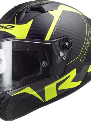Moto prilba LS2 FF805 Thunder C Racing1 Matt Fluo Yellow - XXL (63-64)