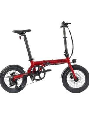 Skladací elektrobicykel EOVOLT City 4-Speed 16" červená