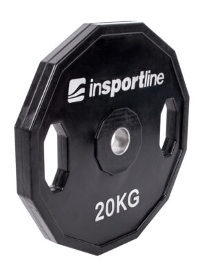 Pogumovaný kotúč inSPORTline Ruberton 20 kg 30 mm
