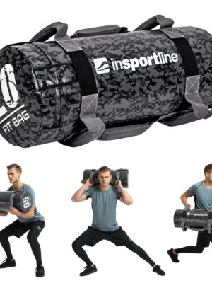 Posilňovací vak s úchopmi inSPORTline Fitbag Camu 20 kg