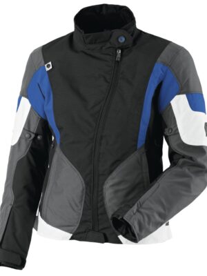 Dámska moto bunda SCOTT Technit DP čierno-modrá - XXXL (44)