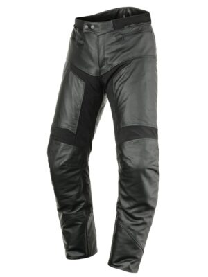 Kožené moto nohavice SCOTT Tourance Leather DP čierna - XXL (38)