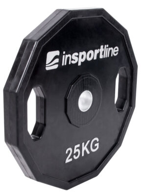 Pogumovaný kotúč inSPORTline Ruberton 25 kg 30 mm