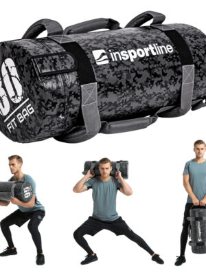 Posilňovací vak s úchopmi inSPORTline Fitbag Camu 30 kg