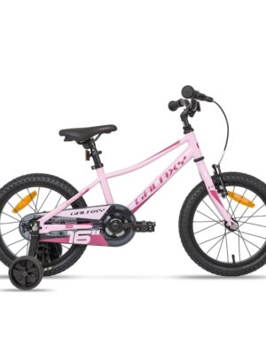 Detský bicykel Galaxy Mira 16" 9.0 ružová - 9" (100-125 cm)