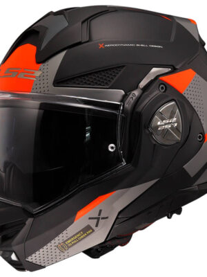 Výklopná moto prilba LS2 FF901 Advant X Oblivion Matt Black Titanium P/J 3XL (65-66)