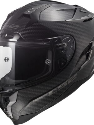 Moto prilba LS2 FF327 Challenger C Carbon Solid Black - XXL (63-64)