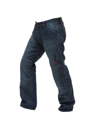 Pánske jeansové moto nohavice Spark Track modrá - 32/M