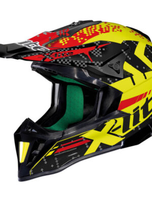 Motokrosová prilba X-Lite X-502 Nac-Nac LED Yellow čierno-žltá - XL (61-62)