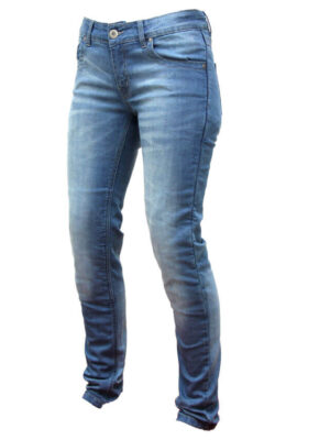Dámske moto jeansy Spark Dafne modrá - 4XL