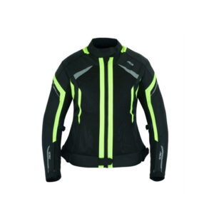Dámska letná textilná moto bunda BOS Aylin neon - XXL