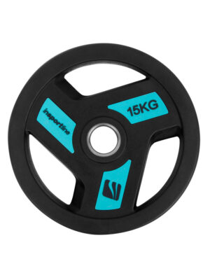 Pogumovaný olympijský kotúč inSPORTline Herk OL 15kg 50 mm