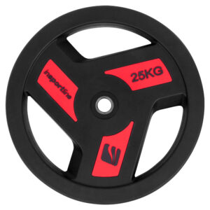 Pogumovaný kotúč inSPORTline Herk 25kg 30 mm