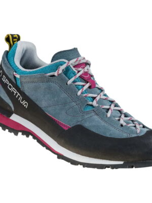 Dámske trailové topánky La Sportiva Boulder X Women Slate/Red Plum - 38