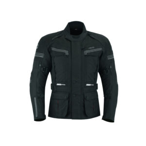 Pánska touringová moto bunda BOS Maximum Black - 5XL
