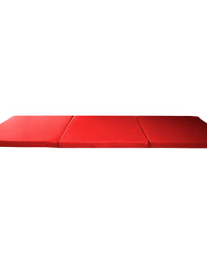 Skladacia gymnastická žinenka inSPORTline Pliago 180x60x5 cm červená