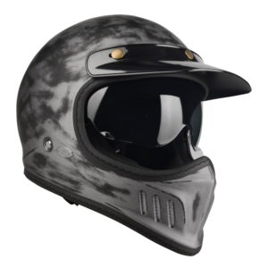 Moto prilba Lazer Cross TT Cafe Racer Alu Brushed-Matt - M (57-58)