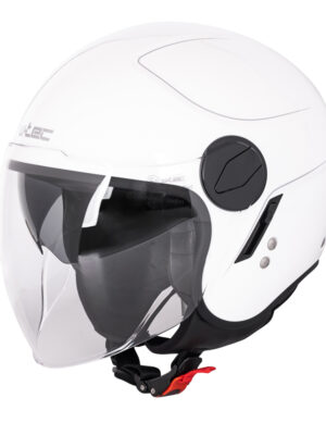 Prilba na skúter W-TEC Vernante Glossy White - XXL (63)