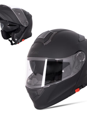 Výklopná prilba W-TEC Venero Magic Matt Black - XXL (63)