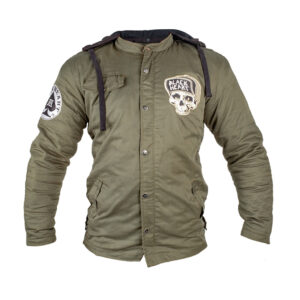 Pánska bunda W-TEC Black Heart Khaki Jacket s aramidom Garage Built - 5XL