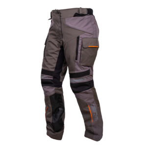 Dámske moto nohavice W-TEC Smackton Lady šedo-oranžová - L rozšírená