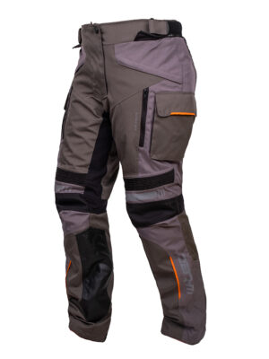 Dámske moto nohavice W-TEC Smackton Lady šedo-oranžová - L rozšírená