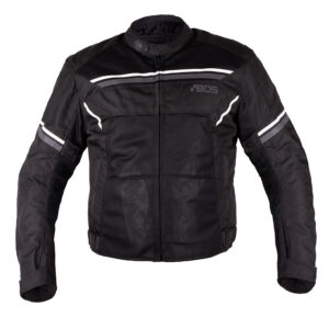 Pánska moto bunda BOS Laganas Full Black - 5XL