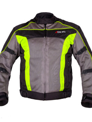 Pánska moto bunda BOS Tokyo neon - XXL