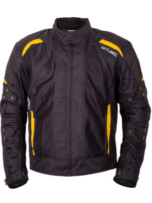 Pánska letná moto bunda W-TEC Tosheck čierno-žltá - 6XL