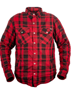 Moto košeľa BOS Lumberjack Impact Red - 5XL
