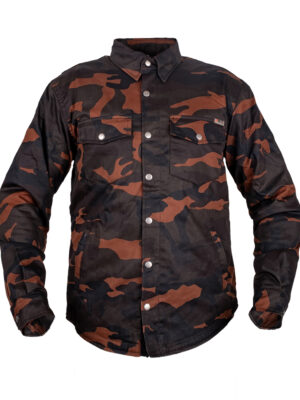 Moto košeľa BOS Lumberjack Dark Camo - 5XL