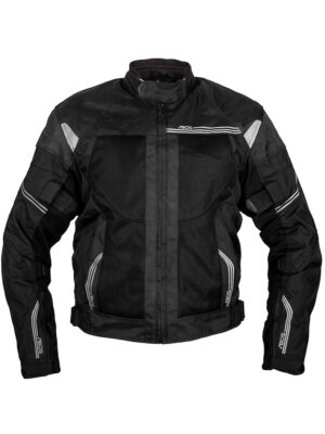 Letná pánska moto bunda BOS Hobart Black - 5XL