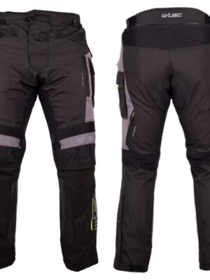 Moto nohavice W-TEC Smackton čierna - XXL rozšírená