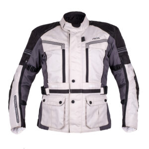 Pánska touringová moto bunda BOS Maximum Gray - 5XL