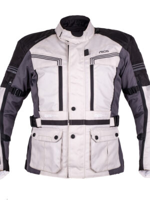 Pánska touringová moto bunda BOS Maximum Gray - 5XL