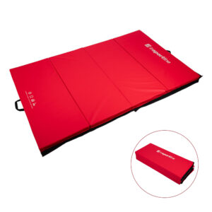Skladacia gymnastická žinenka inSPORTline Kvadfold 200x120x5 cm červená