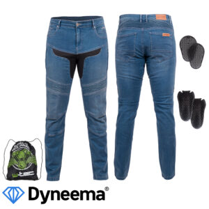 Pánske moto jeansy W-TEC Dynetis modrá - 6XL