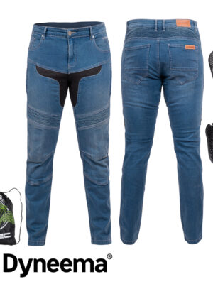 Pánske moto jeansy W-TEC Dynetis modrá - 6XL