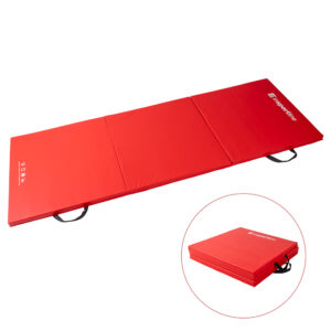 Skladacia gymnastická žinenka inSPORTline Trifold 195x90x5 cm červená