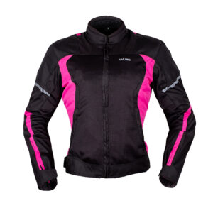 Dámska letná moto bunda W-TEC Martix Lady čierno-ružová - XS