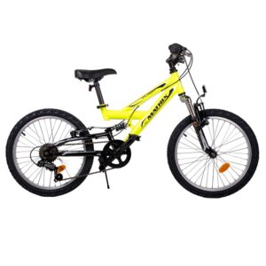 Detský bicykel Reactor Flash 20" 9.0 neonovo žltá-čierna - XS (15"