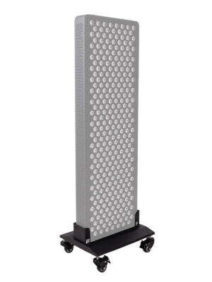 Stojan s kolieskami pre infračervený LED panel inSPORTline Tugare čierna