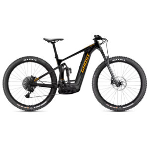 Celoodpružený elektrobicykel Ghost E-Riot AM CF/AL 160/160 Advanced B750 8.0 Black/Orange - XL (186-196 cm)