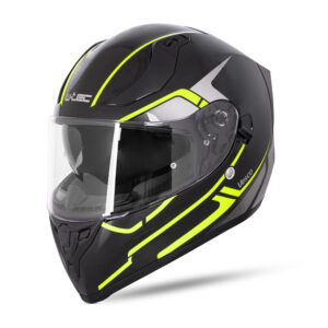 Integrálna prilba W-TEC Vesco Glossy Black-Neon Yellow - XXL (63)
