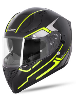 Integrálna prilba W-TEC Vesco Glossy Black-Neon Yellow - XXL (63)