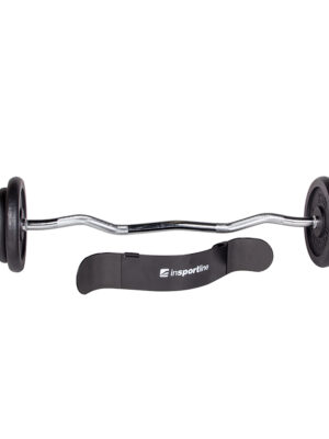 Nakladací činkový set inSPORTline Castblack 120 cm/30 mm 45 kg