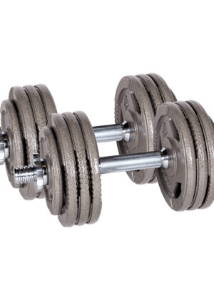 Jednoručný nakladací set inSPORTline Hamerton 2x 5-20kg