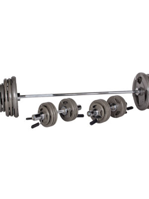 Olympijský nakladací set inSPORTline Hamerton 180 cm+50 cm/50 mm 7